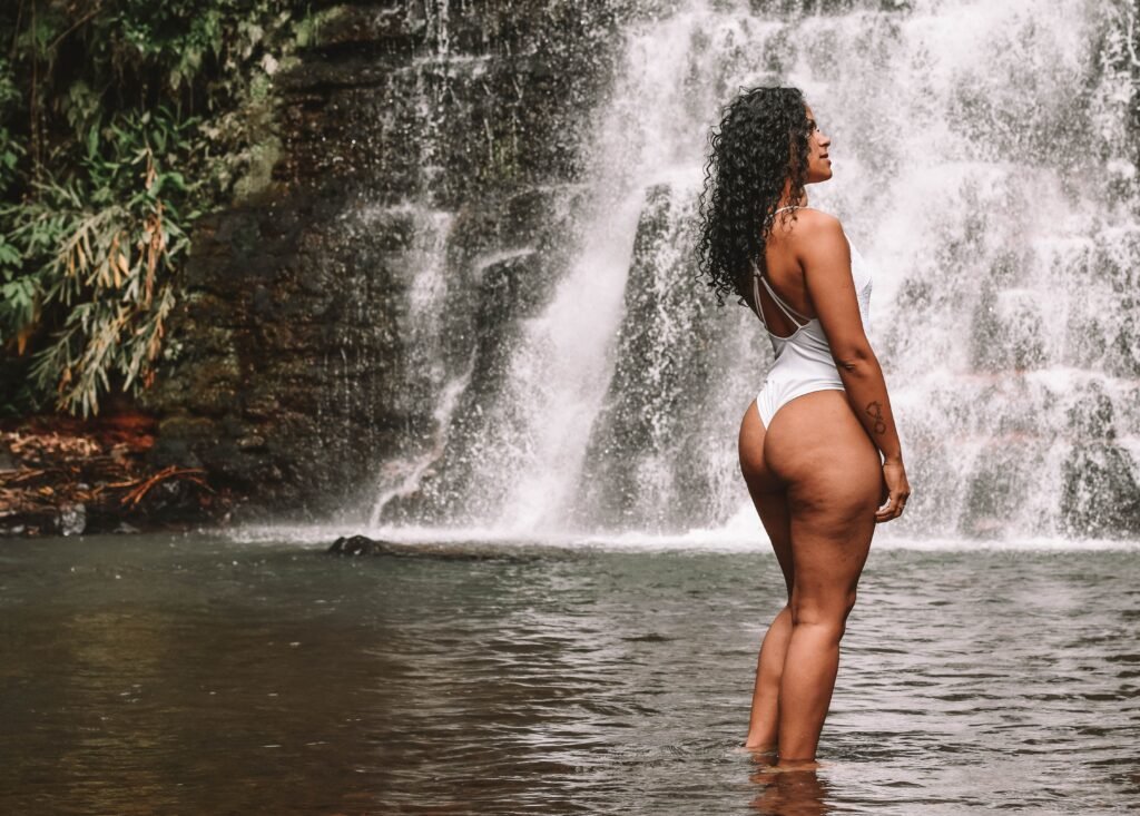 a tourist in kikuletwa hotspring