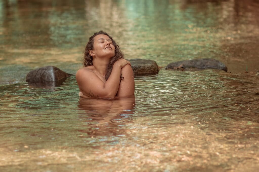 a Tourist in Kikuletwa Hotspring